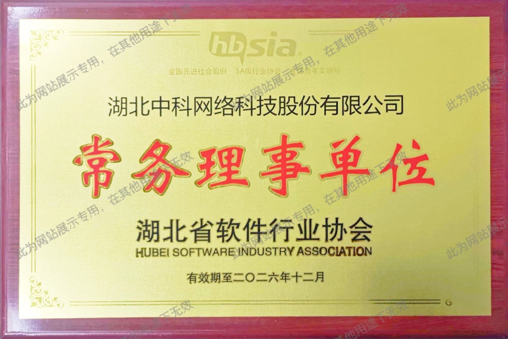 湖北省軟件行業協會常務理事單位